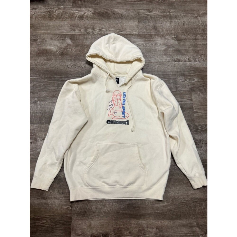 Erased Worldwide “Lets Fall Apart” Anime Hoodie Size Large